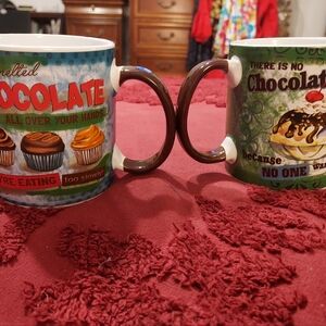 Two Chocolate Lovers Coffee Cup By The Pair